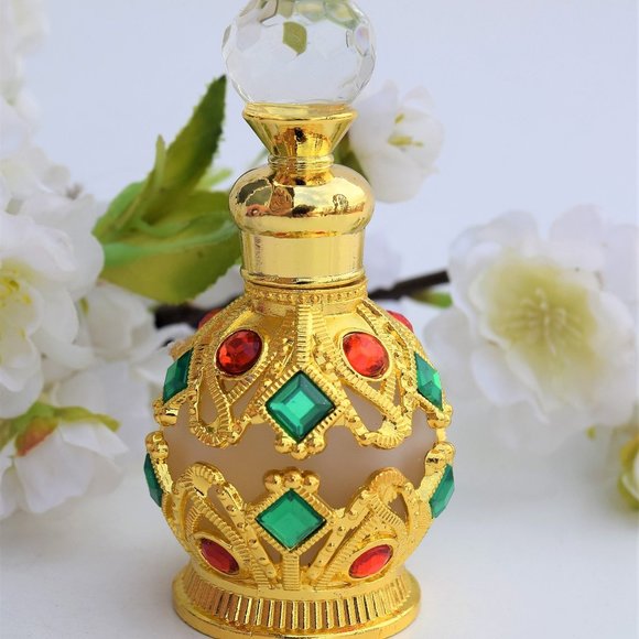 Decorative Gem Perfume/Essential Oil Bottle, Empty, New - Picture 1 of 10